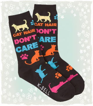 Women's Cat Hair Don't Care Crew Socks